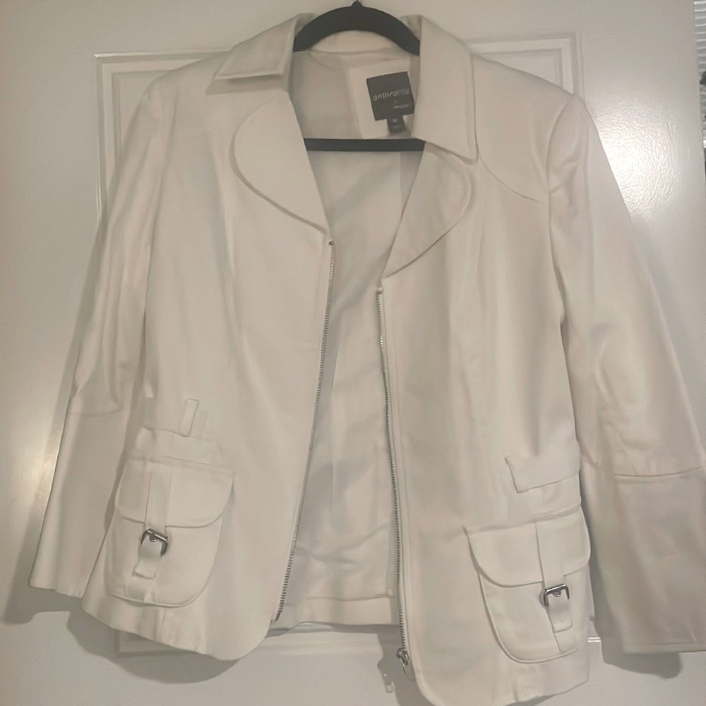 Jacket - Belted White - image 1